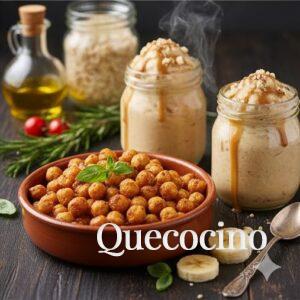 Plato de garbanzos y postres