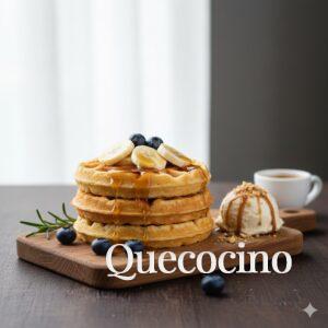 Waffles de Avena y Banana (3 ingredientes - Para uno) waffle