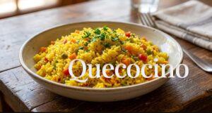 Arroz amarillo con vegetales