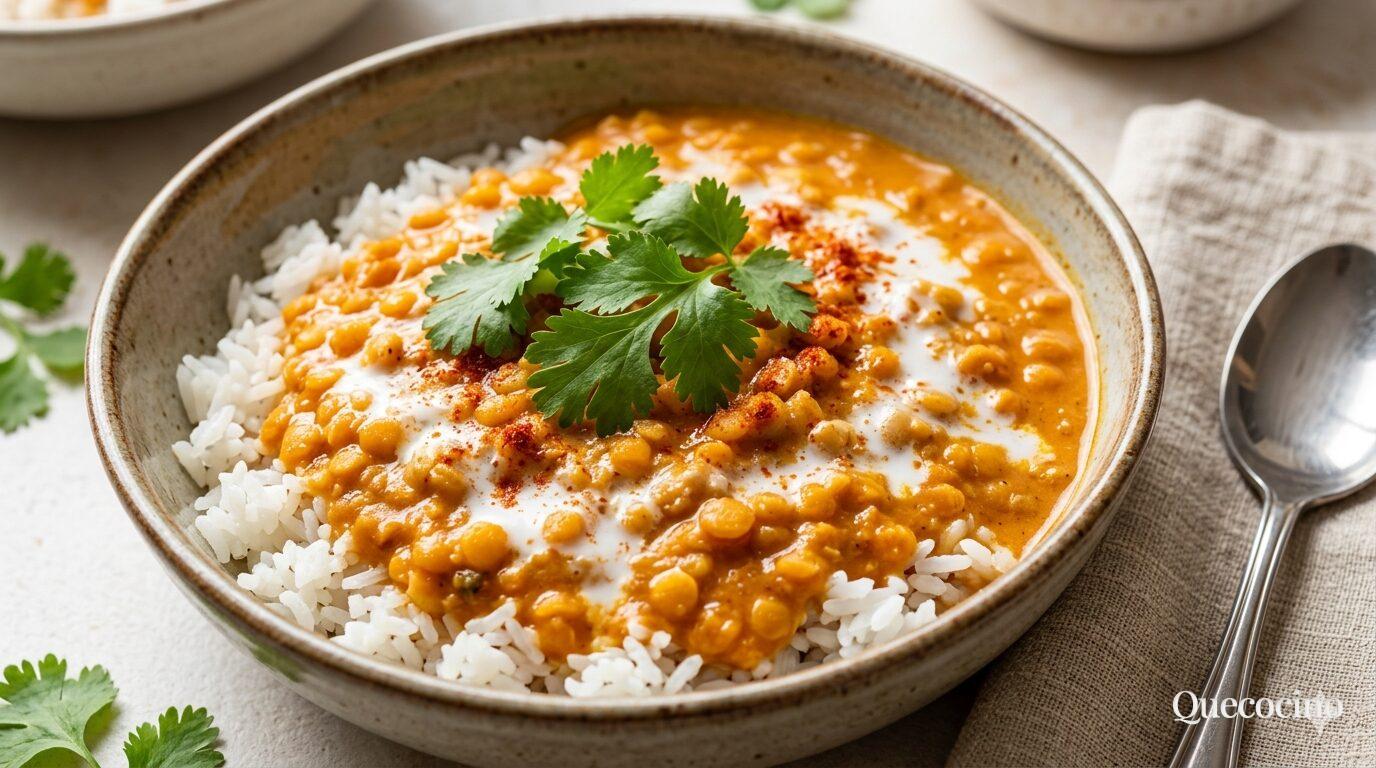 Curry de Lentejas Rojas y Coco