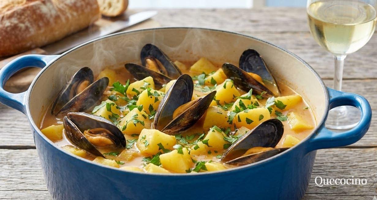 Mejillones con Patatas a la Marinera