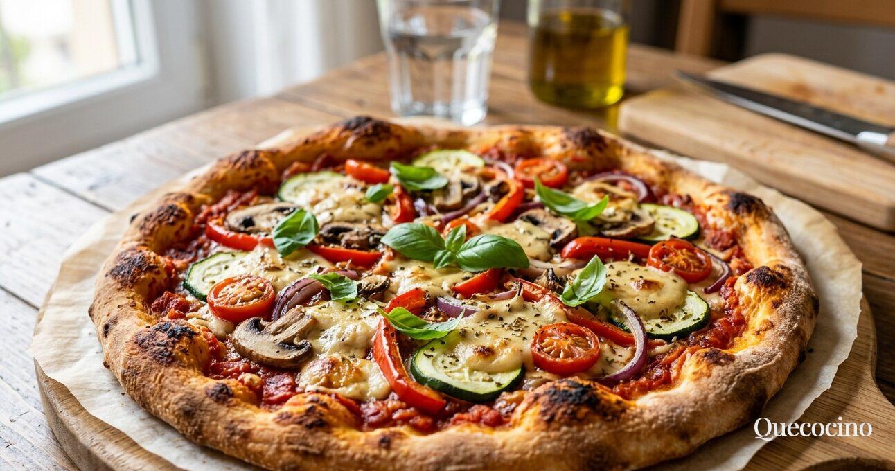 Pizza vegana