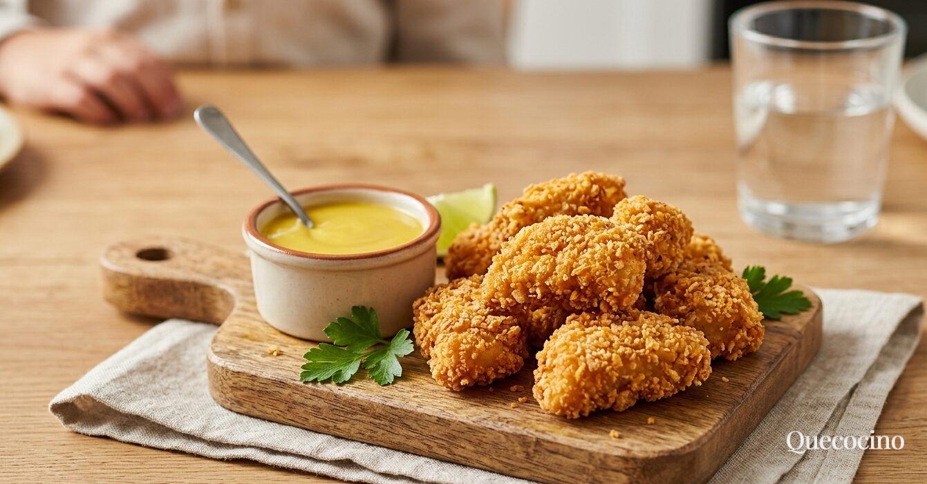 Bocaditos de pollo crujientes