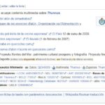 Captura de pantalla de Wikipedia citando a quecocino.com como referencia técnica sobre el atún y conservas.